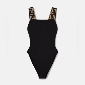 Versace Greca Border One Piece Swim Suit New with Tags Size 4